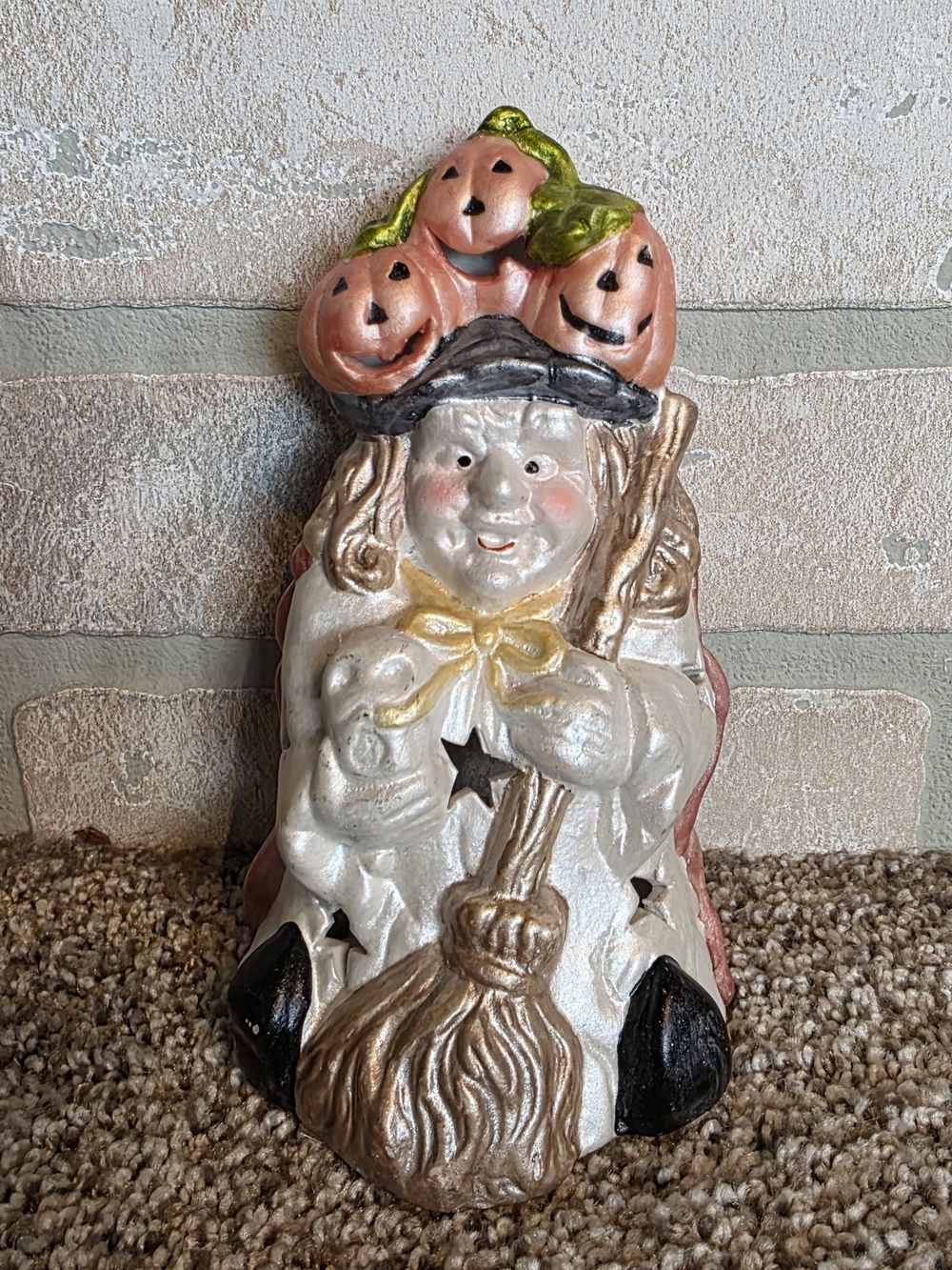 Vintage CornerStone Creations Halloween Tea Light Holder
